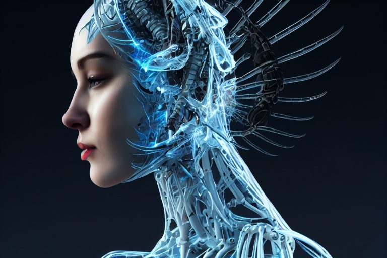 beautiful woman human robot artificial intelligence